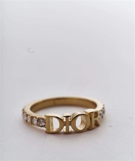 ring dior goud|genuine christian dior rings.